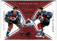 Peter Forsberg, Nathan MacKinnon Hockey Cards 2018 SP Authentic Prices