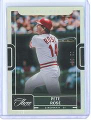 Pete Rose [Holo Silver] Baseball Cards 2023 Panini Three and Two Moments Prices