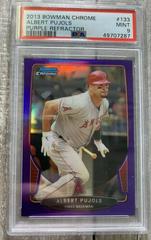 Albert Pujols [Purple Refractor] Baseball Cards 2013 Bowman Chrome Prices