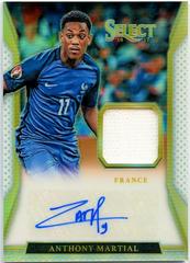 Anthony Martial #JA-AM Soccer Cards 2016 Panini Select Jersey Autographs Prices