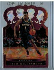 Zion Williamson [Crystal] #10 Basketball Cards 2020 Panini Crown Royale Prices
