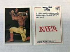 Warlord, Sting #153 Wrestling Cards 1988 Wonderama NWA Prices
