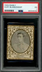 Cliff Blankenship Baseball Cards 1909 T204 Ramly Prices