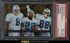 Emmitt Smith, Troy Aikman, Michael Irvin Football Cards 1996 Zenith Prices