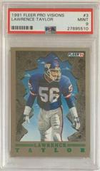 Lawrence Taylor #3 Football Cards 1991 Fleer Pro Visions Prices