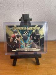Desmond Ridder , Kyle Pitts [Gold] Football Cards 2022 Panini Zenith Thunder and Lightning Prices