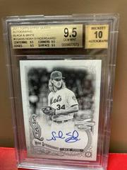 Noah Syndergaard [Black & White] #GQA-NS Baseball Cards 2017 Topps Gypsy Queen Autographs Prices
