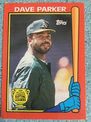 Dave Parker #13 Baseball Cards 1989 Topps Batting Leaders Prices