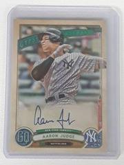 Aaron Judge [Bazooka Back] Baseball Cards 2019 Topps Gypsy Queen Autographs Prices