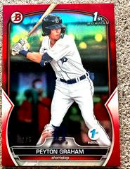 Peyton Graham [Red] #BPPF-57 Baseball Cards 2023 Bowman 1st Edition Prices