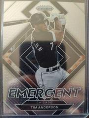 Tim Anderson #E-8 Baseball Cards 2022 Panini Prizm Emergent Prices