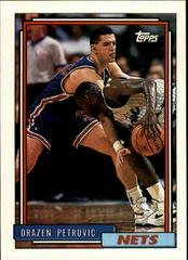Drazen Petrovic Basketball Cards 1992 Topps Prices