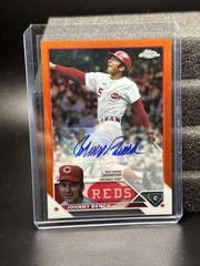 Johnny Bench [Orange] #CLA-JB Baseball Cards 2023 Topps Chrome Legends Autograph Refractors Prices