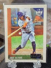 Jose Altuve [Artist Proof Blue] #107 Baseball Cards 2020 Panini Diamond Kings Prices