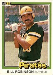 Bill Robinson #137 Baseball Cards 1981 Donruss Prices