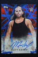 Matt Hardy [Blue] Wrestling Cards 2018 Topps WWE Road To Wrestlemania Autographs Prices