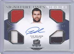 Tom Wilson [Gold Autograph Patch] #37 Hockey Cards 2020 Upper Deck The Cup Prices