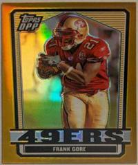 Frank Gore [Chrome Gold Refractor] #89 Football Cards 2007 Topps Draft Picks & Prospects Prices