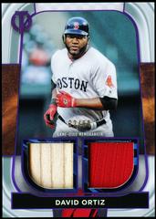 David Ortiz [Purple] #DR-DO Baseball Cards 2022 Topps Tribute Dual Relics Prices