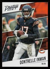 Dontrelle Inman #6 Football Cards 2018 Panini Prestige Prices