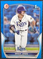 Brock Jones [Blue] #BP-115 Baseball Cards 2023 Bowman Paper Prospects Prices