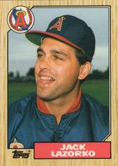 Jack Lazorko #62T Baseball Cards 1987 Topps Traded Prices