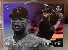 Rafael Devers [Purple] #RR-13 Baseball Cards 2018 Bowman Platinum Rookie Revelations Prices