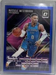 Russell Westbrook [Blue] Basketball Cards 2018 Panini Donruss Optic Express Lane Prices