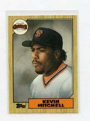 Kevin Mitchell #81T Baseball Cards 1987 Topps Traded Prices