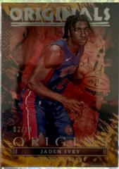 Jaden Ivey [Gold] #16 Basketball Cards 2022 Panini Origins Originals Prices