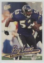 Ray Lewis [Gold Medallion] #G116 Football Cards 1997 Ultra Prices