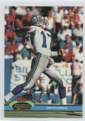 Dave Krieg [Super Bowl XXVI] Football Cards 1991 Stadium Club Prices