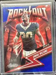 Jamaal Williams [Spectrum Blue] #20 Football Cards 2023 Panini Absolute Rock Out Prices