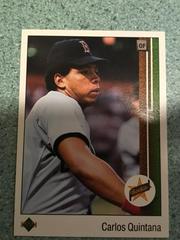 Carlos Quintana [Star Rookie] #26 Baseball Cards 1989 Upper Deck Prices