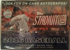 Blaster Box Baseball Cards 2016 Stadium Club Prices