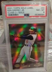 Ken Griffey Jr. [Class 2 Gold] #64 Baseball Cards 2001 Topps Gold Label Prices
