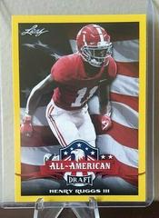 Henry Ruggs III [Gold] #65 Football Cards 2020 Leaf Draft Prices