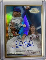 Noah Syndergaard [Blue] #FA-NY Baseball Cards 2018 Topps Gold Label Framed Autograph Prices