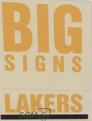Kobe Bryant Basketball Cards 2003 Fleer Platinum Big Signs Prices