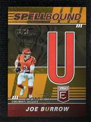 Joe Burrow [Orange] #SB-JB2 Football Cards 2022 Panini Donruss Elite Spellbound Prices