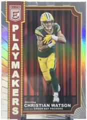 Christian Watson #PM-18 Football Cards 2023 Panini Donruss Elite Playmakers Prices