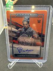 Santos Escobar [Orange] Wrestling Cards 2022 Panini Impeccable WWE Stainless Stars Autographs Prices