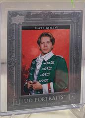 Matt Boldy [Silver Frame] Hockey Cards 2023 Upper Deck UD Portraits Prices