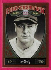 Lou Gehrig [Orange Crystal] #1 Baseball Cards 2013 Panini Cooperstown Prices