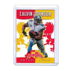 Calvin Johnson [Red] #33 Football Cards 2014 Panini Rookies & Stars Crusade Prices
