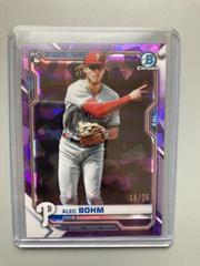Alec Bohm [SP Purple] #94 Baseball Cards 2021 Bowman Chrome Sapphire Prices