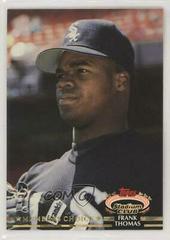 Frank Thomas #591 Baseball Cards 1992 Stadium Club Prices