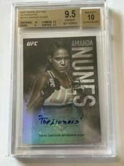 Amanda Nunes Ufc Cards 2017 Topps UFC Fire Autographs Prices