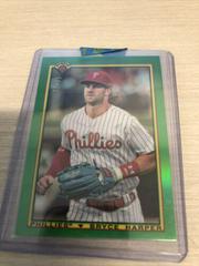 Bryce Harper [Green Refractor] #90BBH Baseball Cards 2020 Bowman Chrome 1990 Prices