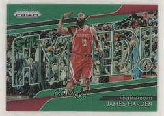 James Harden [Green Prizm] #7 Basketball Cards 2018 Panini Prizm Get Hyped Prices